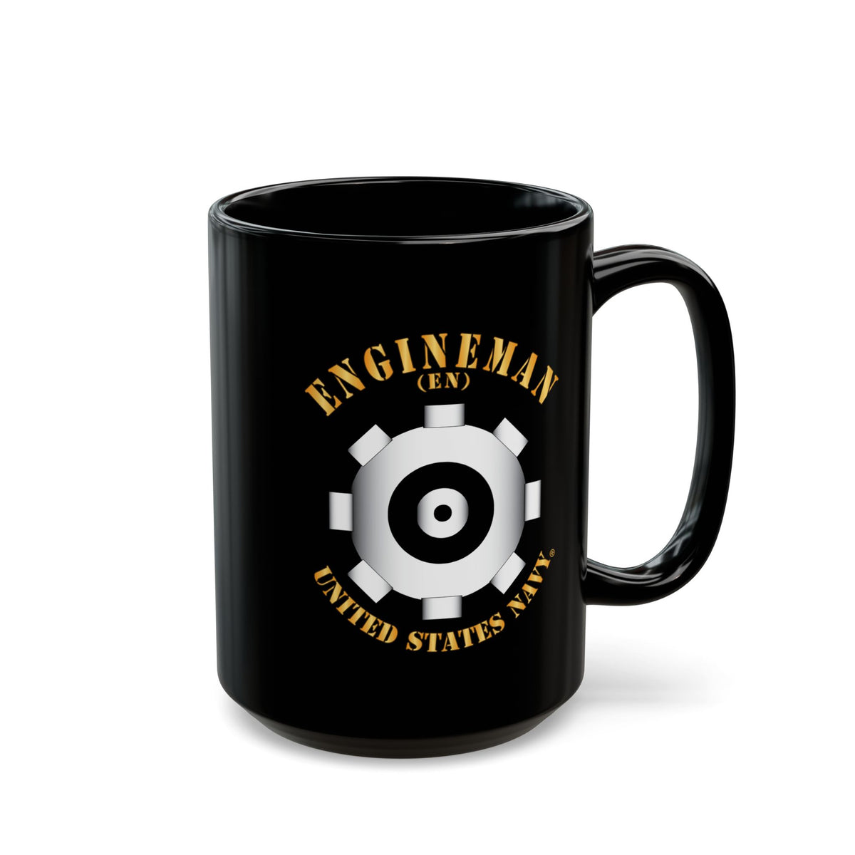 Black Mug (11oz, 15oz) - Navy - Rate - Engineman (EN)