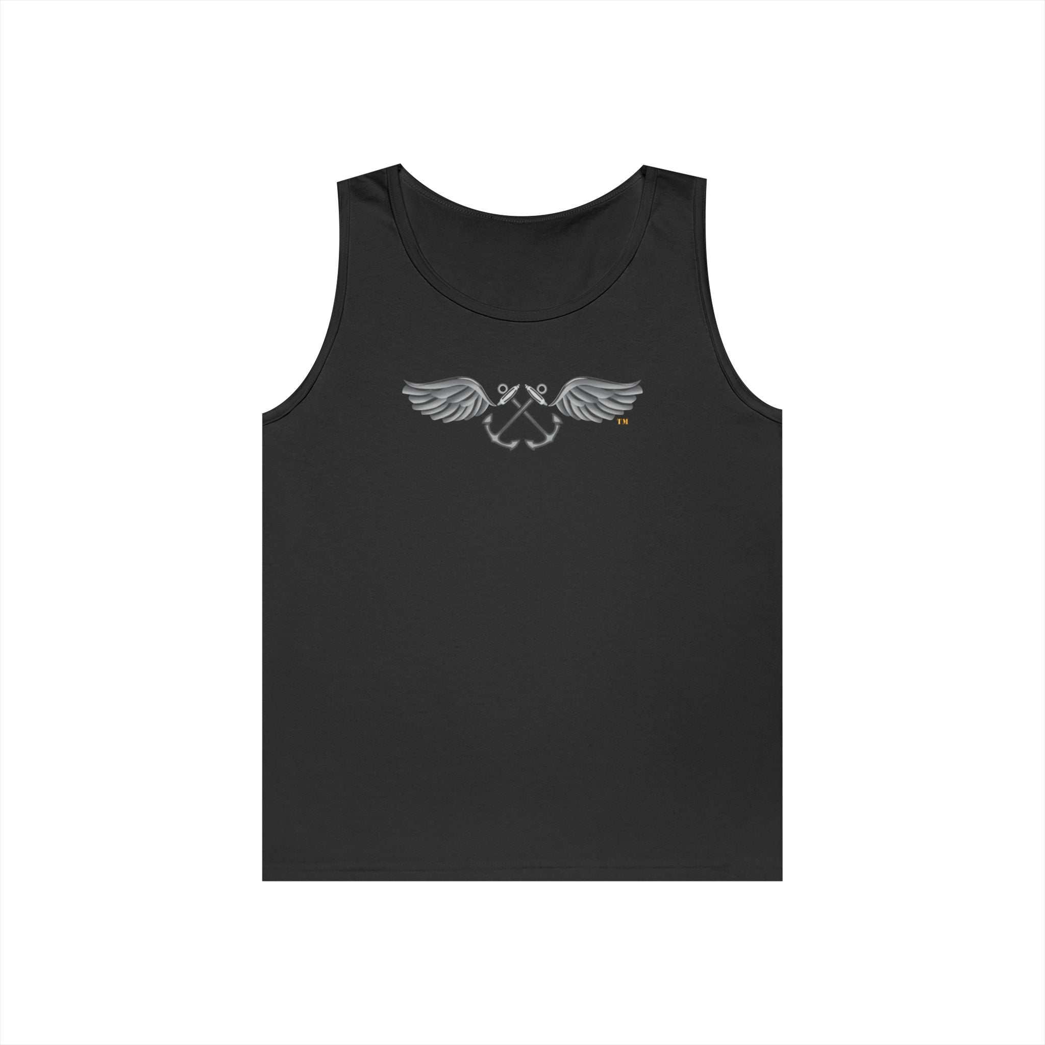 Unisex Heavy Cotton Tank Top - Navy - Rate - Aviation Boatswain's Mate (AB) wo txt X 300