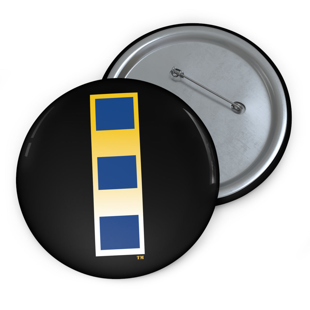 Custom Pin Button - Navy - Chief Warrant Officer 2 - CW02 wo txt
