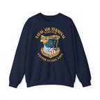 Unisex Heavy Blend™ Crewneck Sweatshirt - Navy - Naval Air Terminal Norfolk