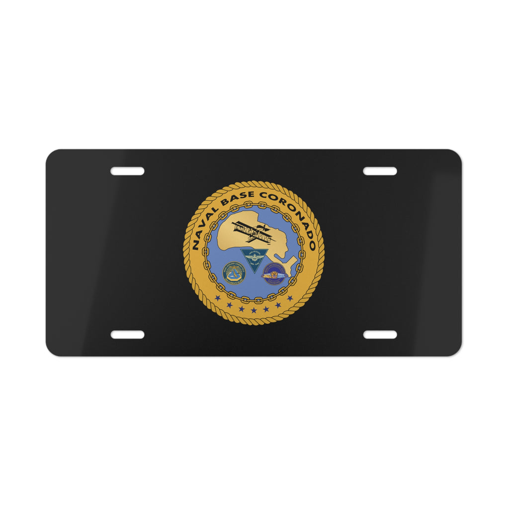 Vanity License Plate - Navy - Naval Base Coronado wo txt