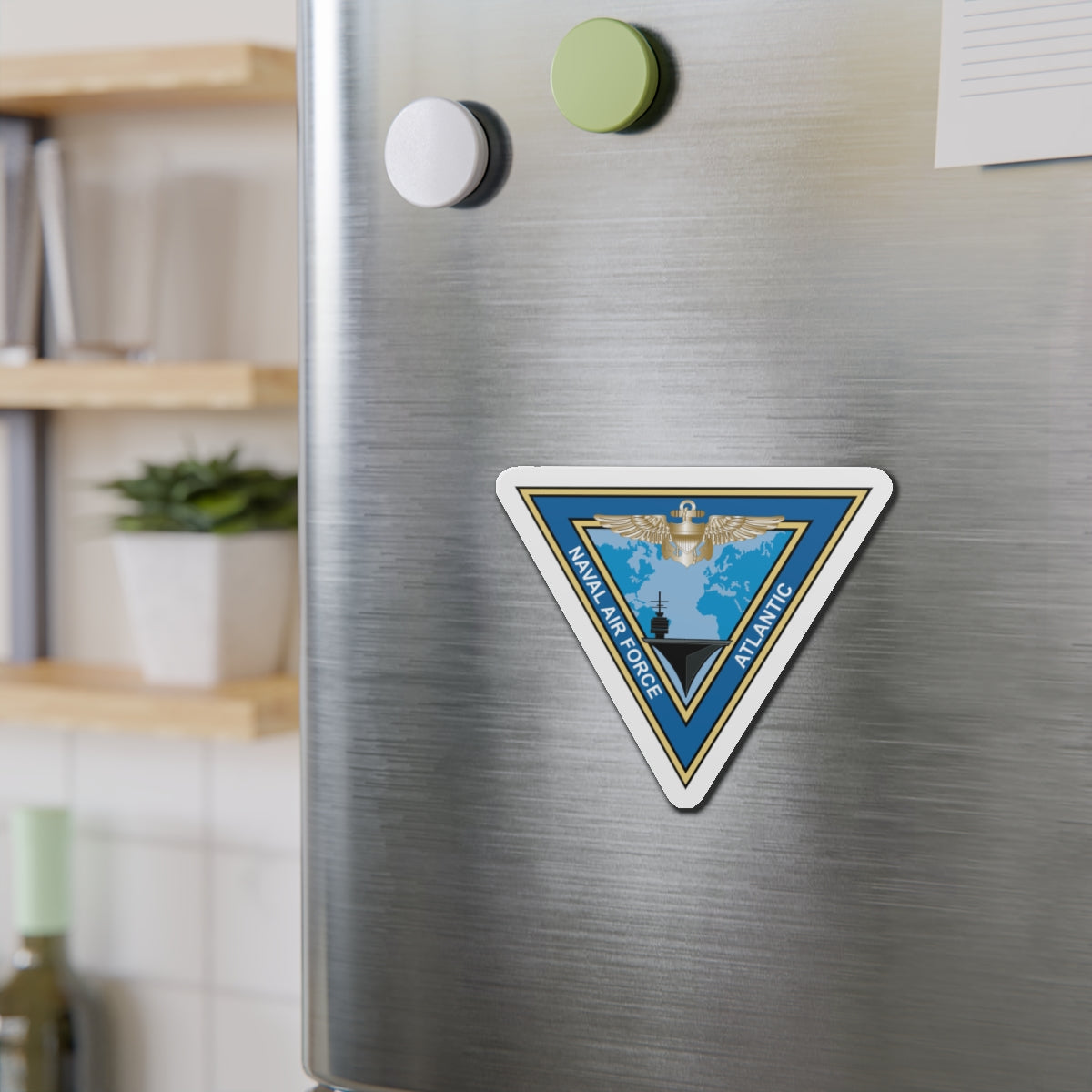 Die-Cut Magnet - Navy - Commander, Naval Air Force Atlantic - COMNAVAIRLANT wo Txt