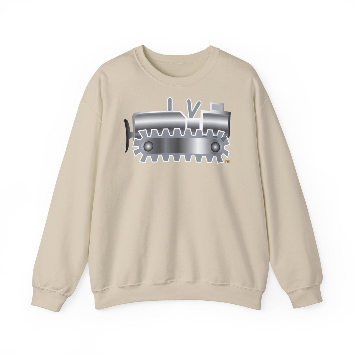 Unisex Heavy Blend™ Crewneck Sweatshirt - Navy - Rate - Equipment Operator (EO) wo txt
