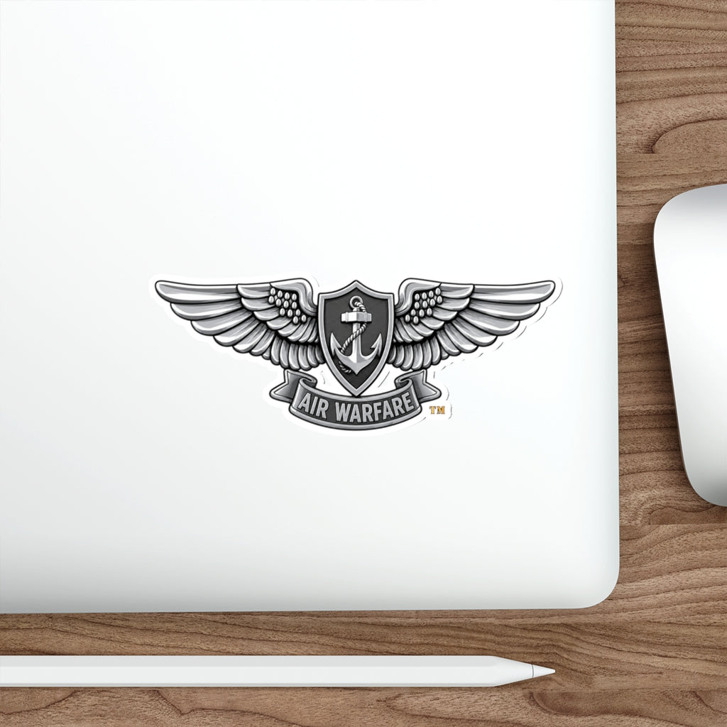 Die-Cut Vinyl Sticker - Navy - Badge - Enlisted Aviation Warfare Specialist wo txt