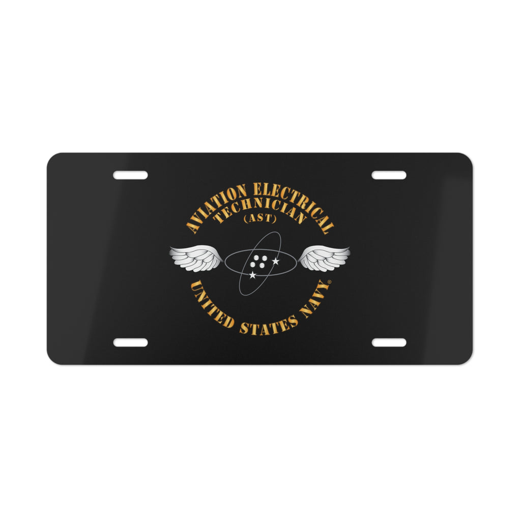Vanity License Plate - Navy - Rate - Aviation Electrical Technician (AST)
