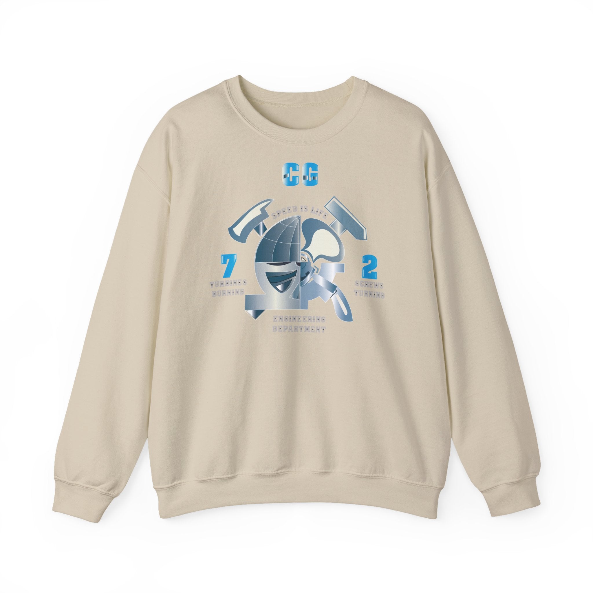Unisex Heavy Blend™ Crewneck Sweatshirt - Navy - CG 72 - Engineering Department