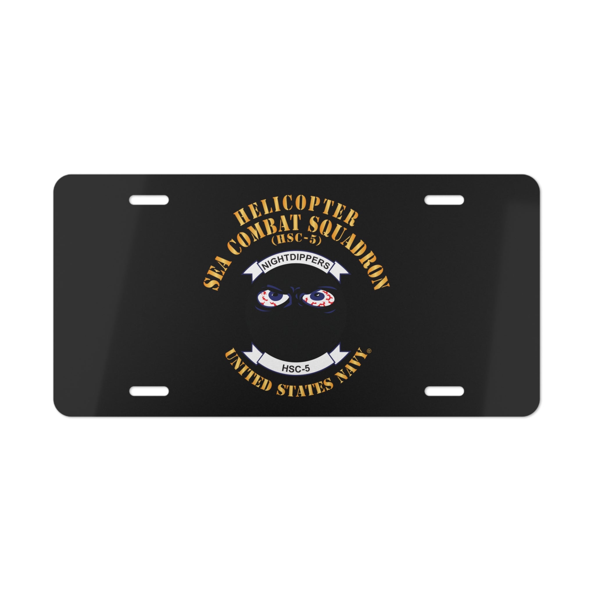 Vanity License Plate - Navy - Helicopter Sea Combat Squadron 5 (HSC-5)