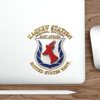 Die-Cut Vinyl Sticker - Navy - Kagnew Station - Asmara, Eritrea - East Africa - 3D X 300
