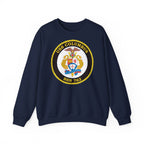 Unisex Heavy Blend™ Crewneck Sweatshirt - Navy - USS Columbus (SSN-762) wo txt