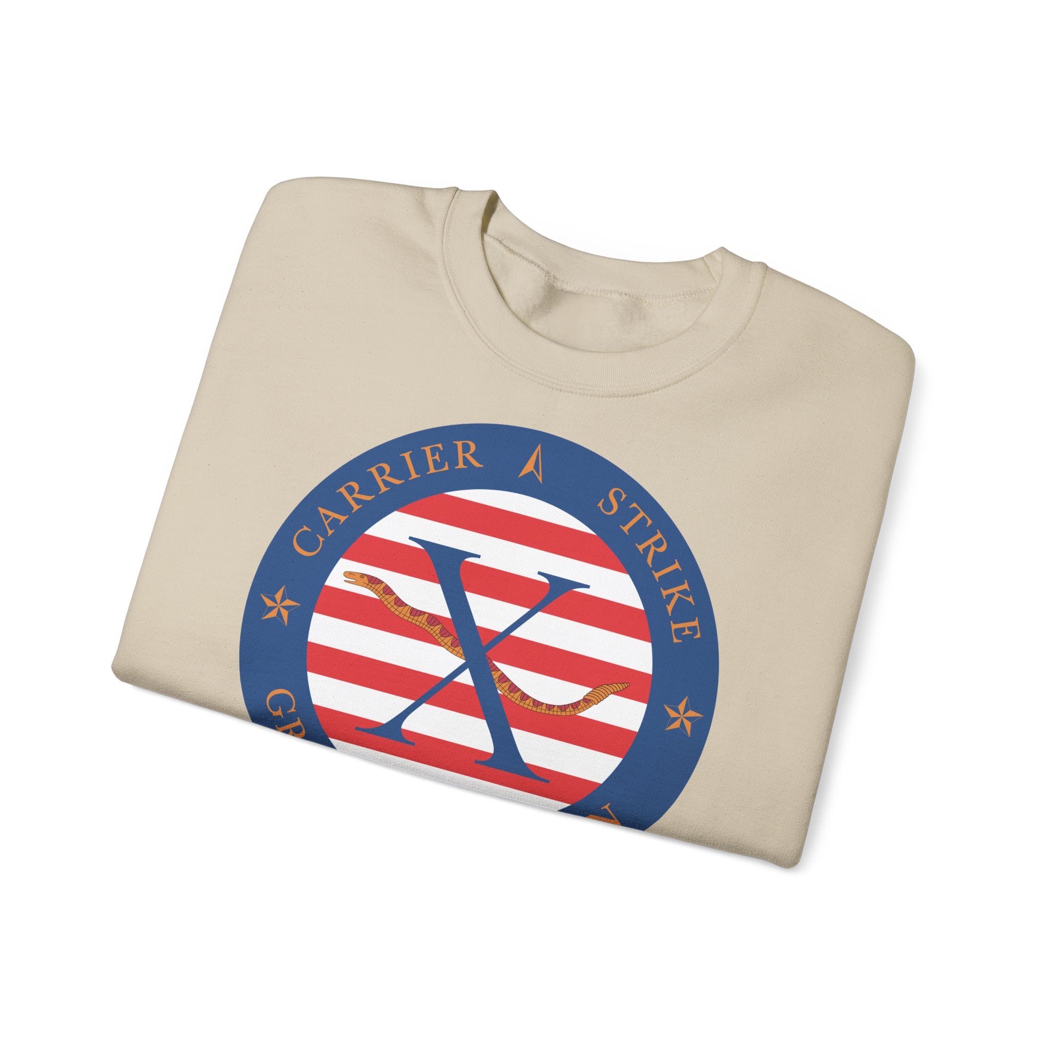 Unisex Heavy Blend™ Crewneck Sweatshirt - Navy - Carrier Strike Group 10 (CSG-10) wo Txt