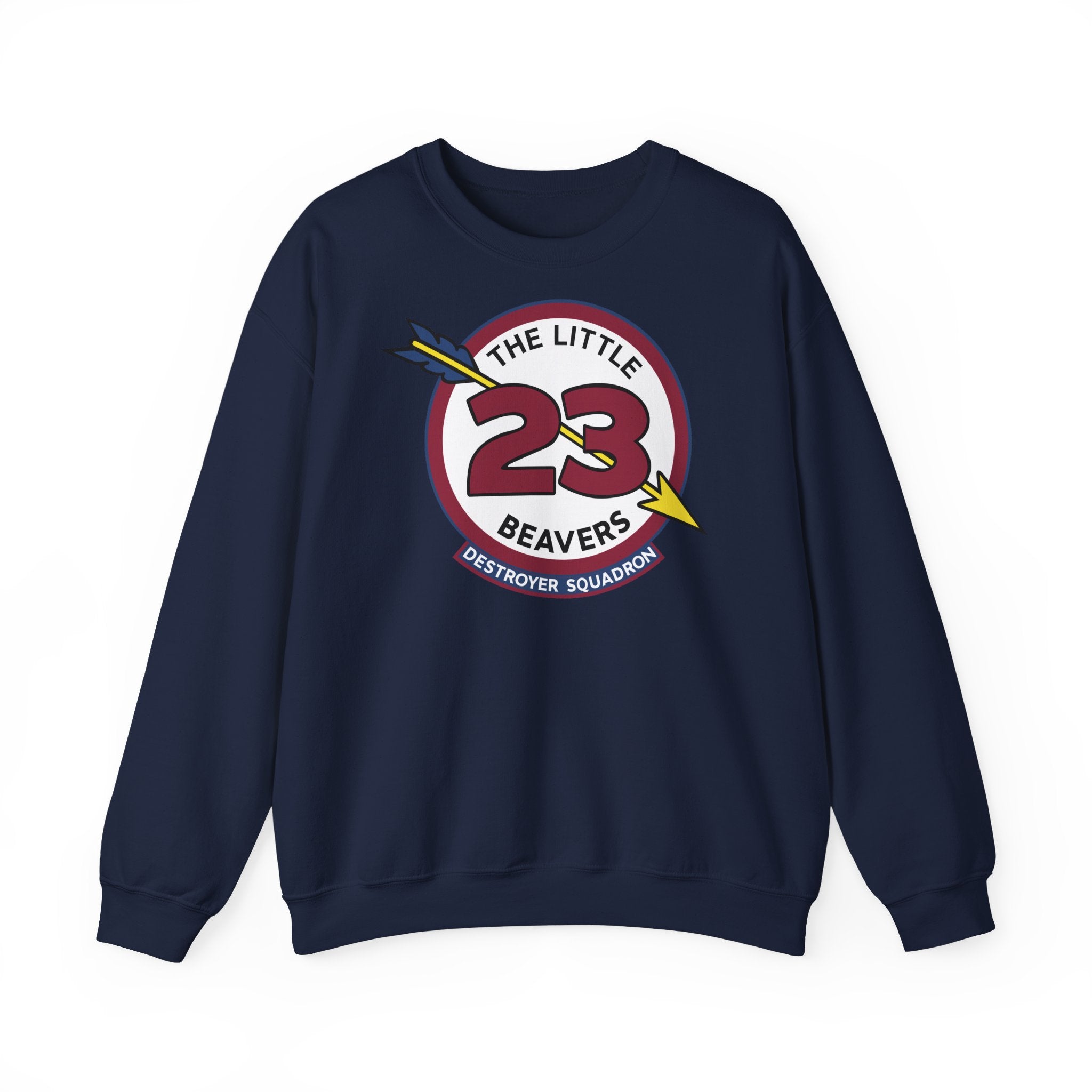 Unisex Heavy Blend™ Crewneck Sweatshirt - Navy - Destroyer Squadron 23 (DESRON-23) wo Txt