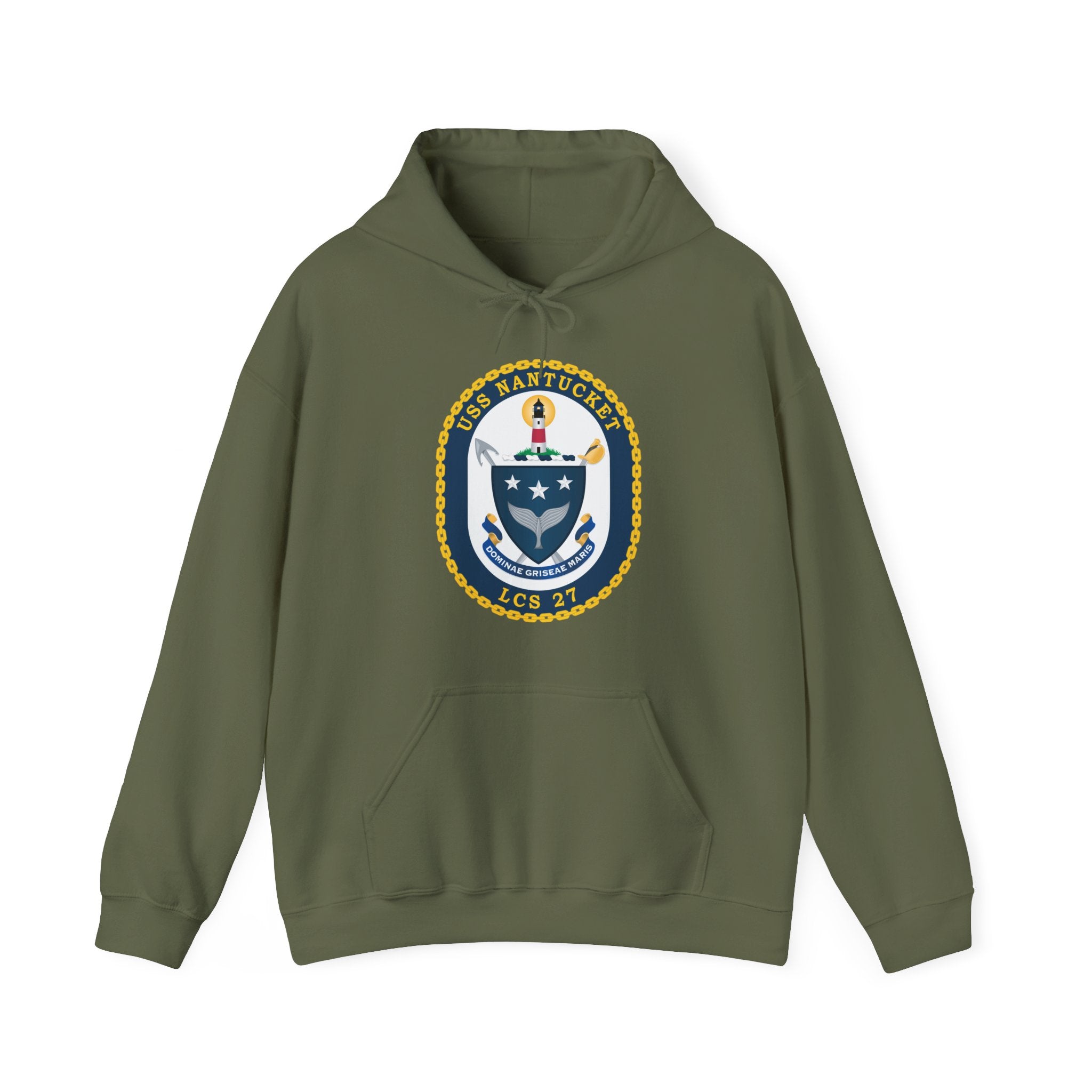Unisex Heavy Blend™ Hoodies - Navy - USS Nantucket (LCS-27) wo txt