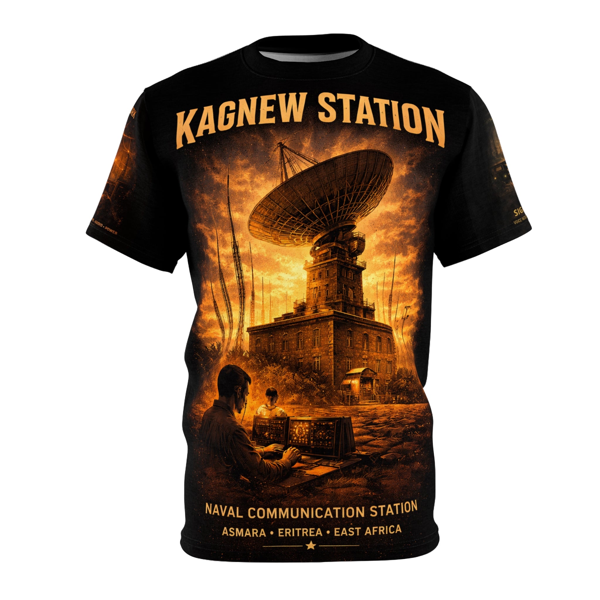 Kagnew Station Tribute Tee — "Cold War: Signals Across the World"
