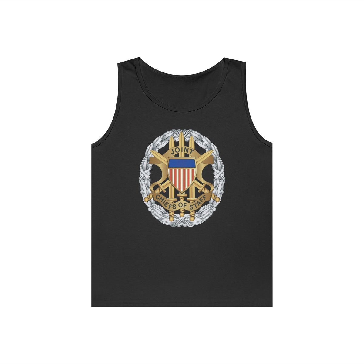 Unisex Heavy Cotton Tank Top - Joint Chiefs of Staff Service Badge wo txt X 300