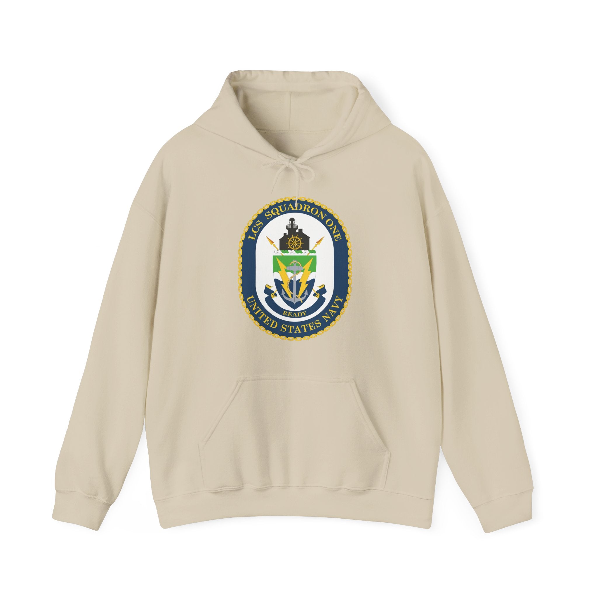 Unisex Heavy Blend™ Hoodies - Navy - LCS Squadron One (LCSRON 1) wo txt