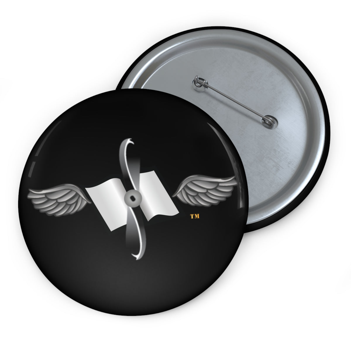 Pin Button - Navy - Rate - Aviation Maintenance Administrationman (AZ) wo txt