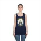 Unisex Heavy Cotton Tank Top - Navy - USS Arlington (LPD-24) wo txt