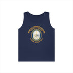 Unisex Heavy Cotton Tank Top - Navy - Surface Combat Systems Training Command - DET MIDLANT