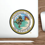 Die-Cut Vinyl Sticker - Navy - Beachmaster Unit Two (BMU-2) wo txt X 300