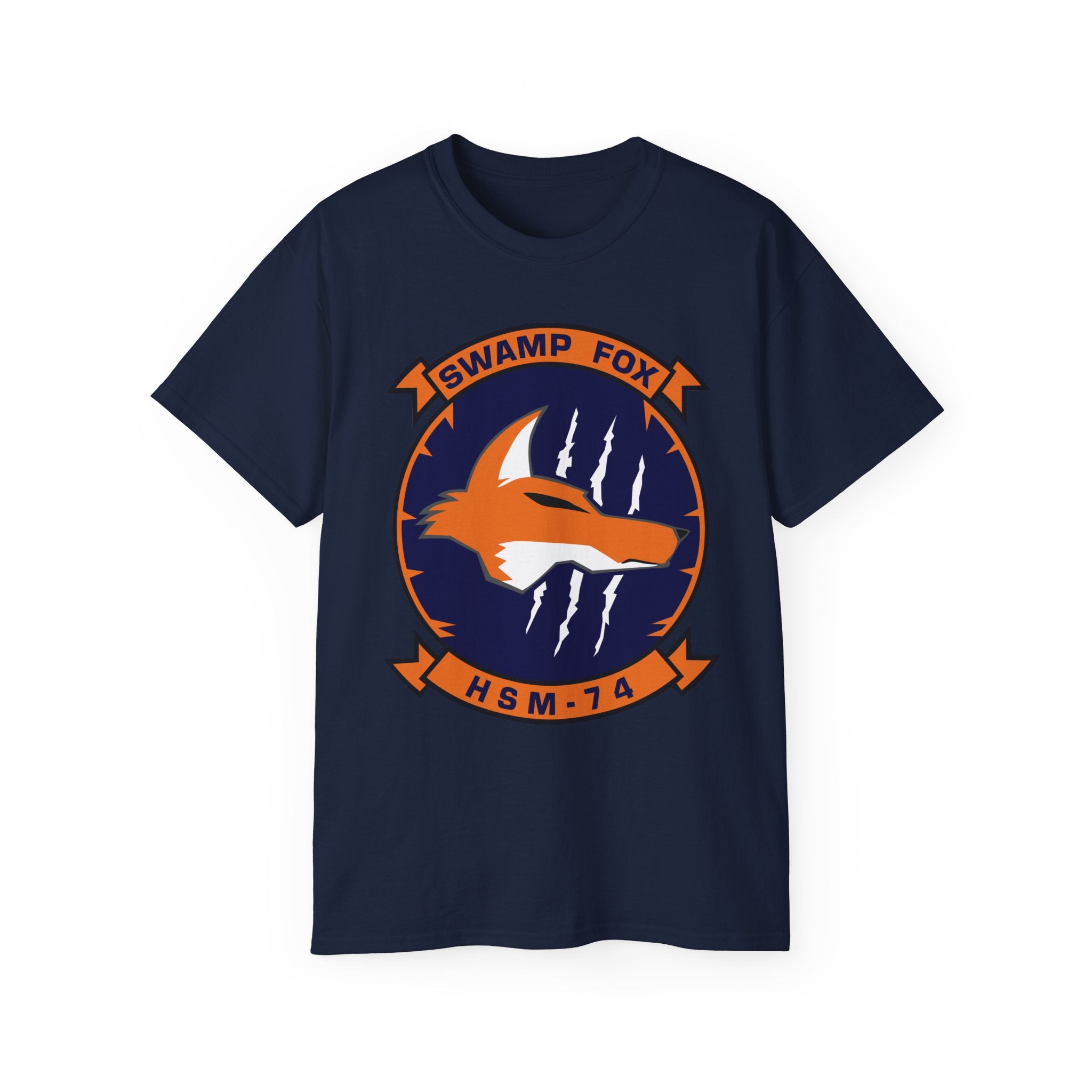 Unisex Ultra Cotton T-Shirt - Navy - Helicopter Maritime Strike Seven Four (HSM-74) wo txt
