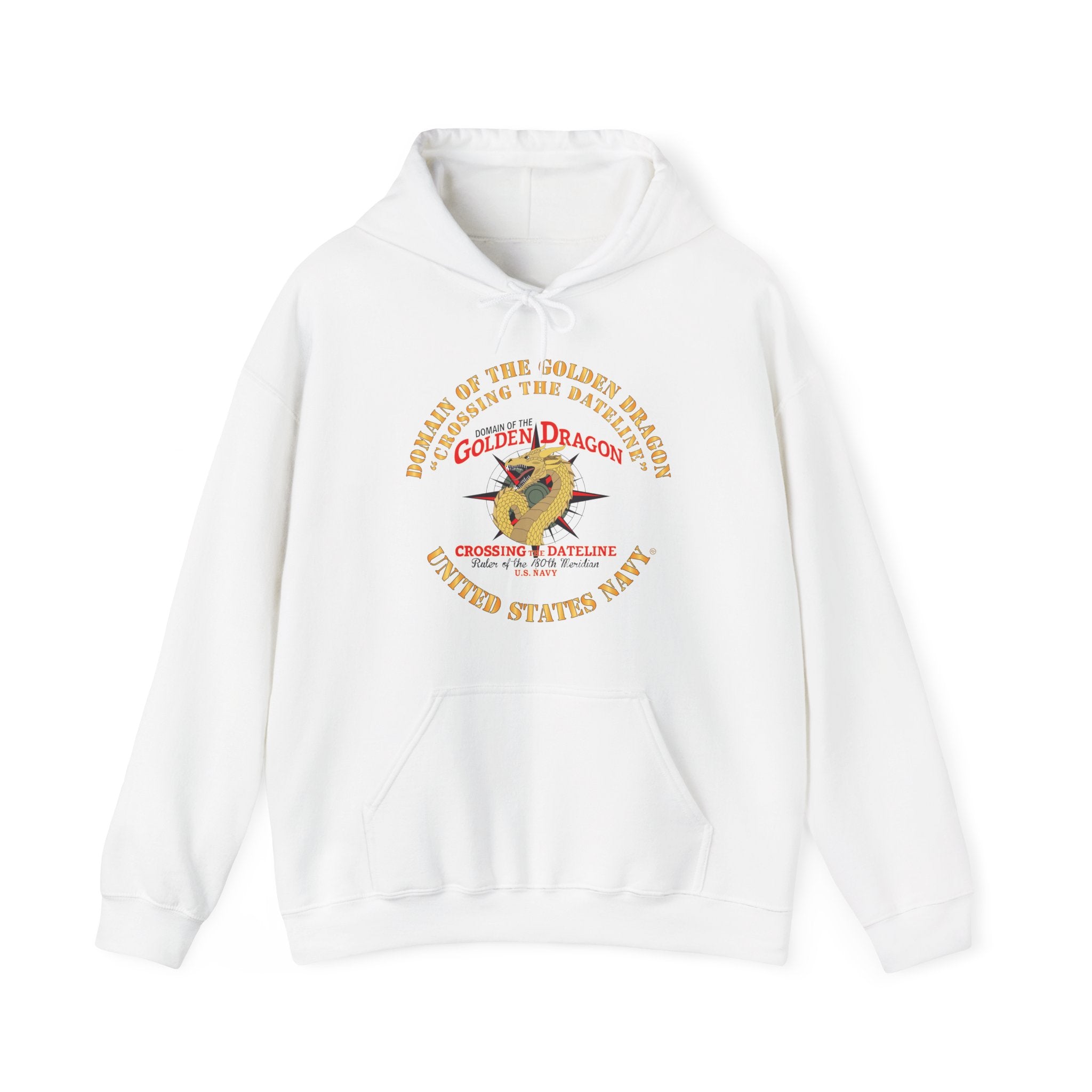 Unisex Heavy Blend™ Hoodies - Navy - Domain of the Golden Dragon