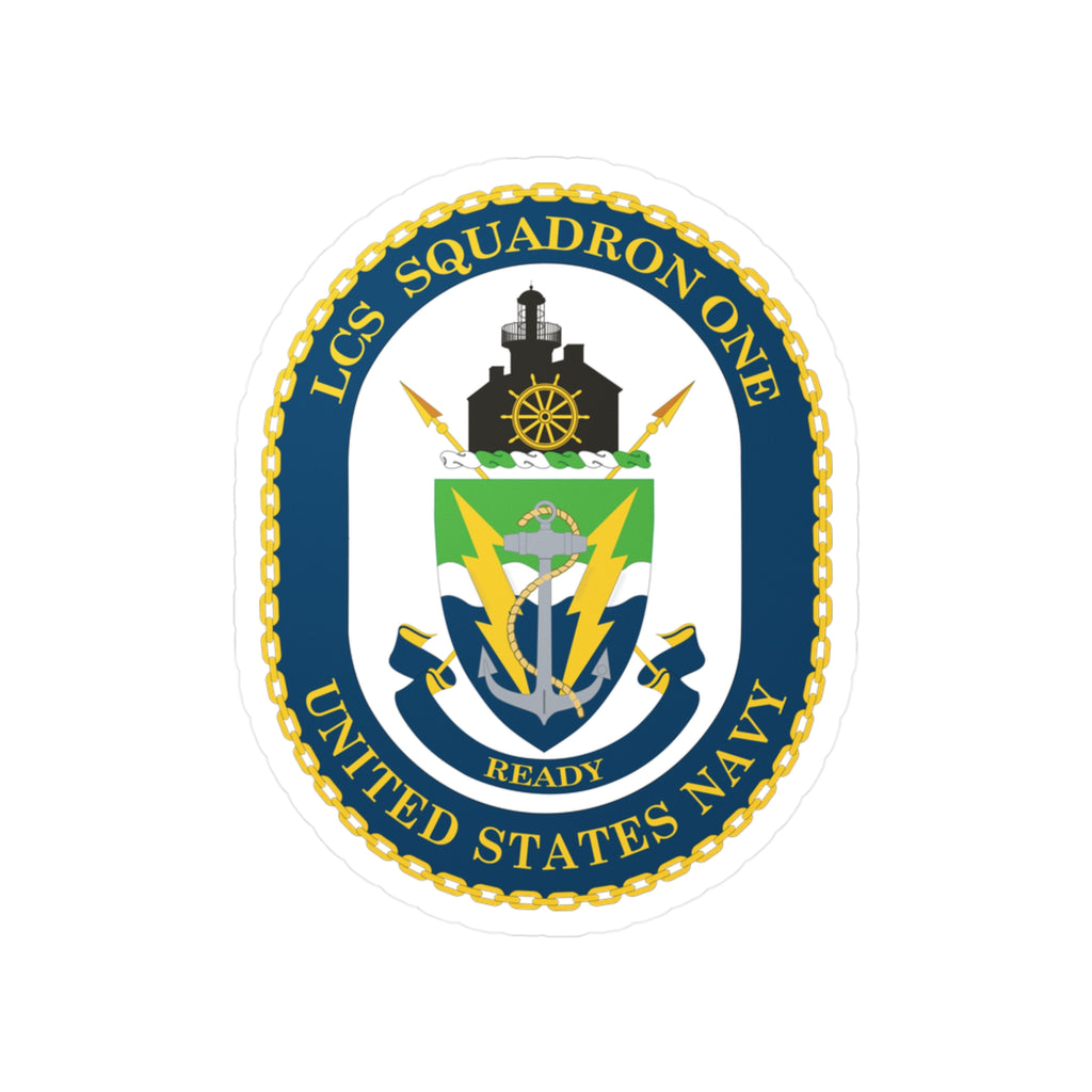 Kiss-Cut Vinyl Decal - Navy - LCS Squadron One (LCSRON 1) wo txt