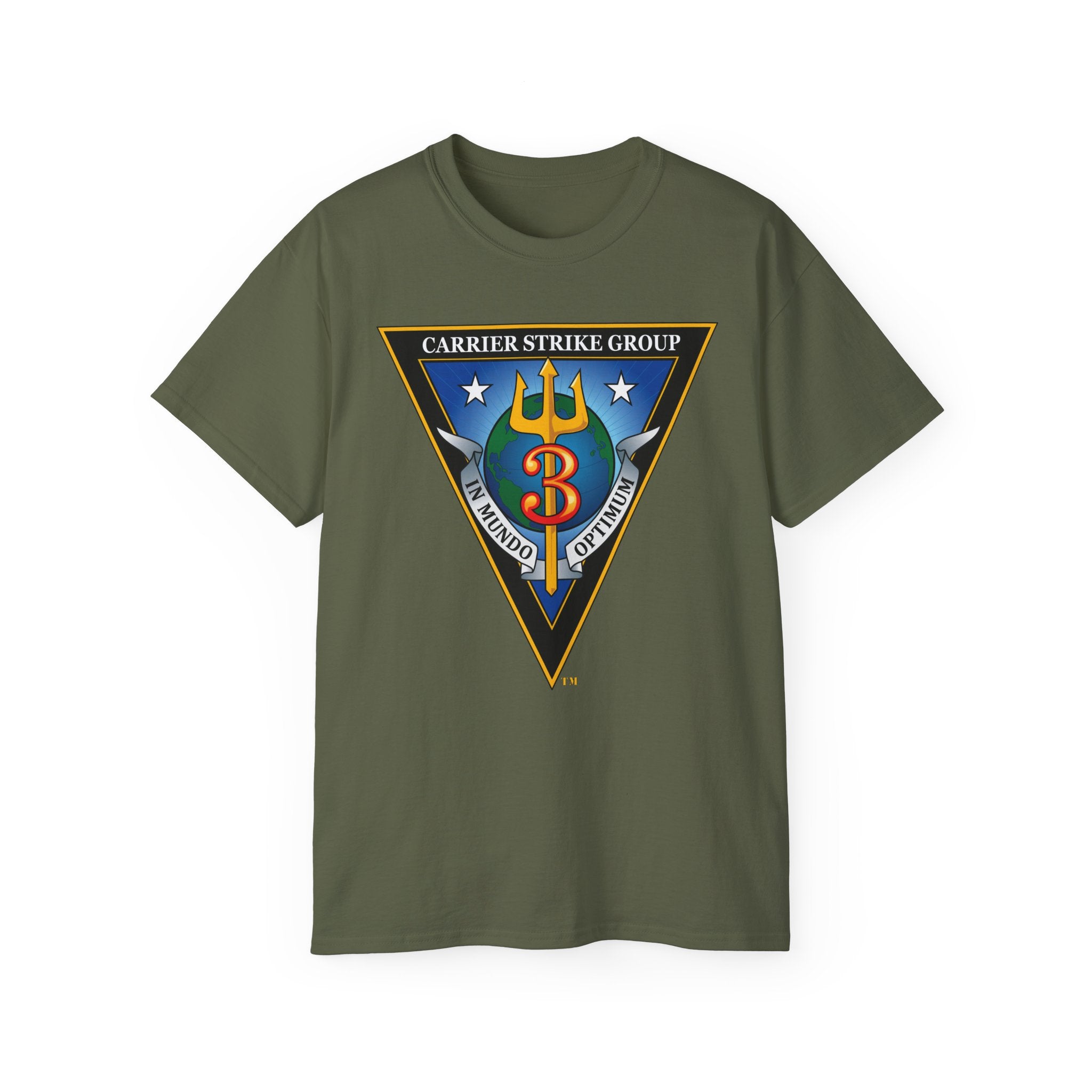 Unisex Ultra Cotton T-Shirt - Navy - Carrier Strike Group 3 (CSG-3) wo txt
