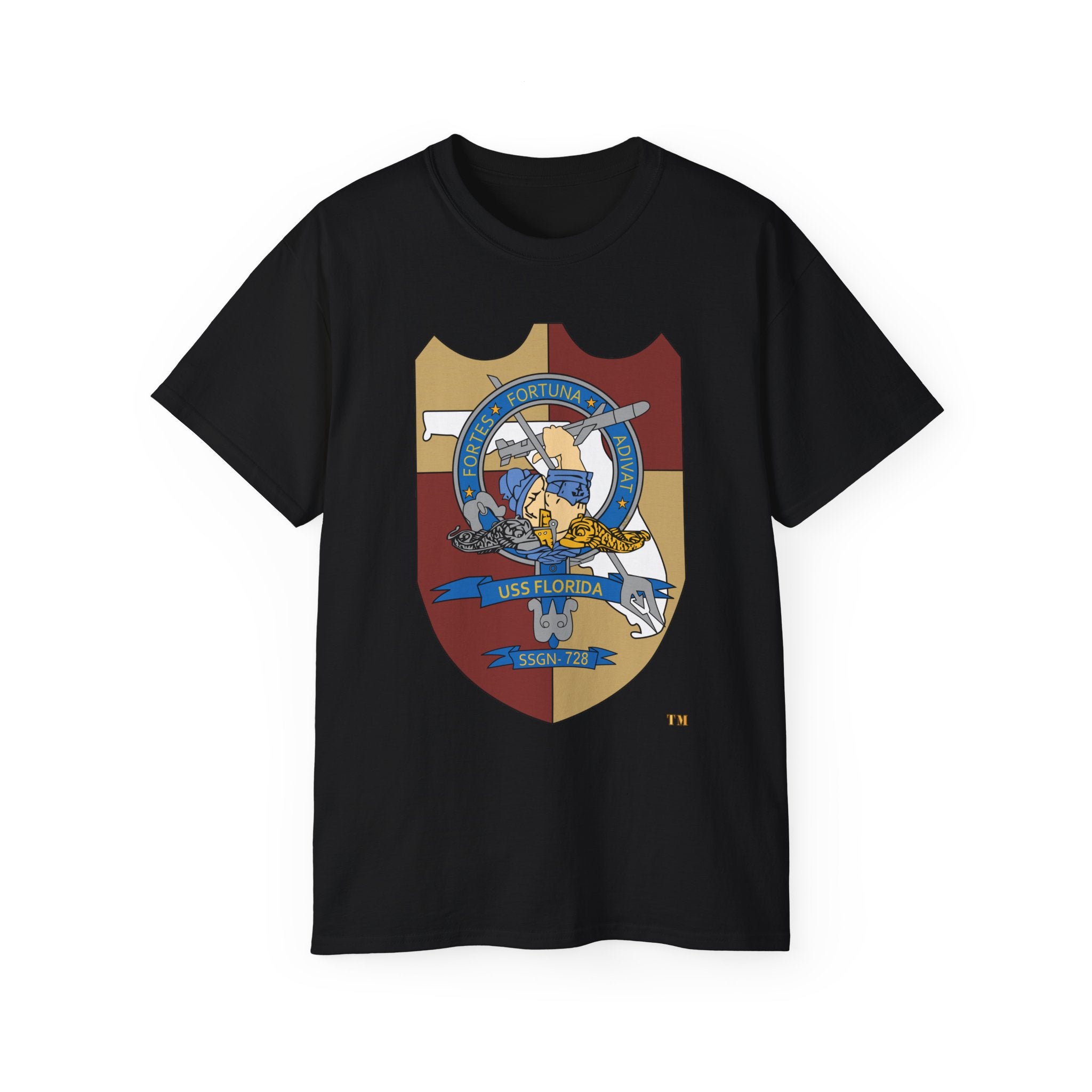 Unisex Ultra Cotton T-Shirt - Navy - USS Florida (SSGN-728) wo txt