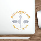 Die-Cut Vinyl Sticker - Navy - Aerographers Mate (AG) X 300