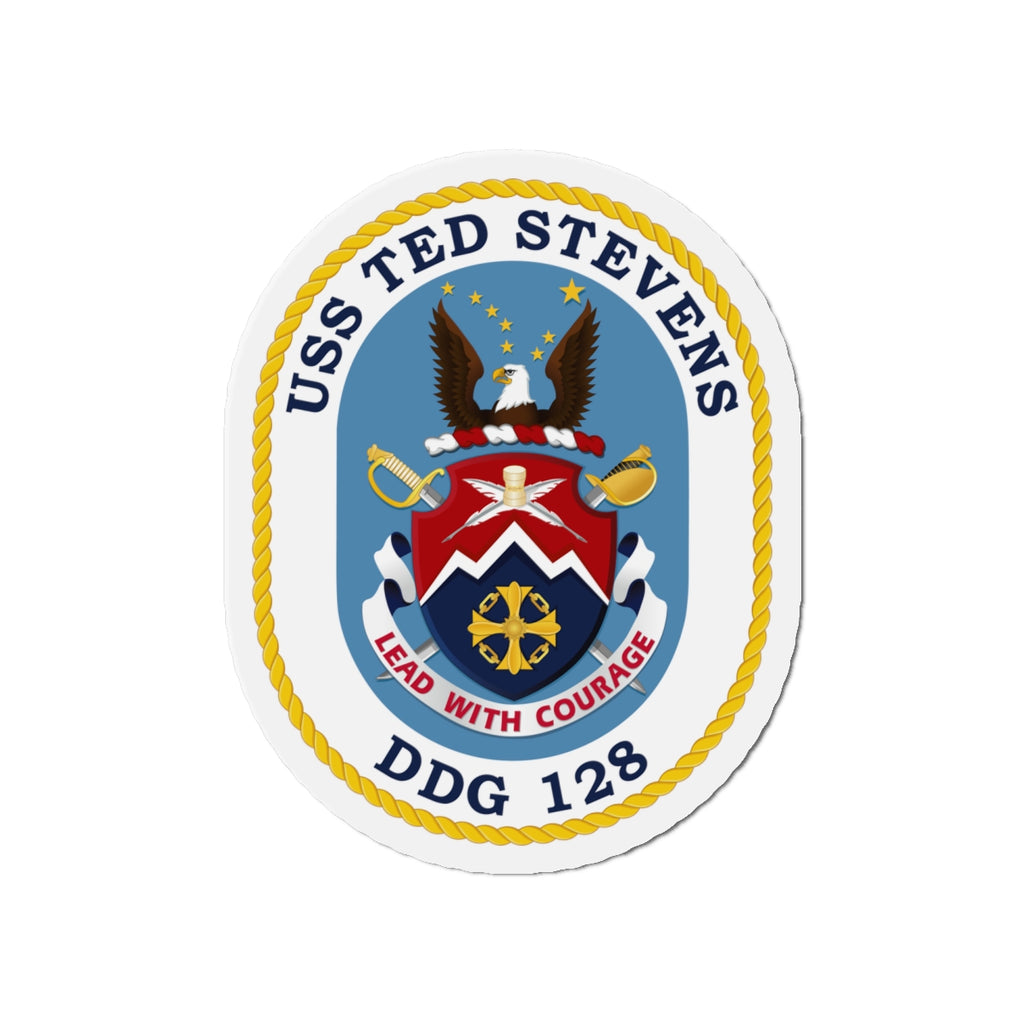 Die-Cut Magnet - Navy - USS Ted Stevens (DDG-128) wo txt