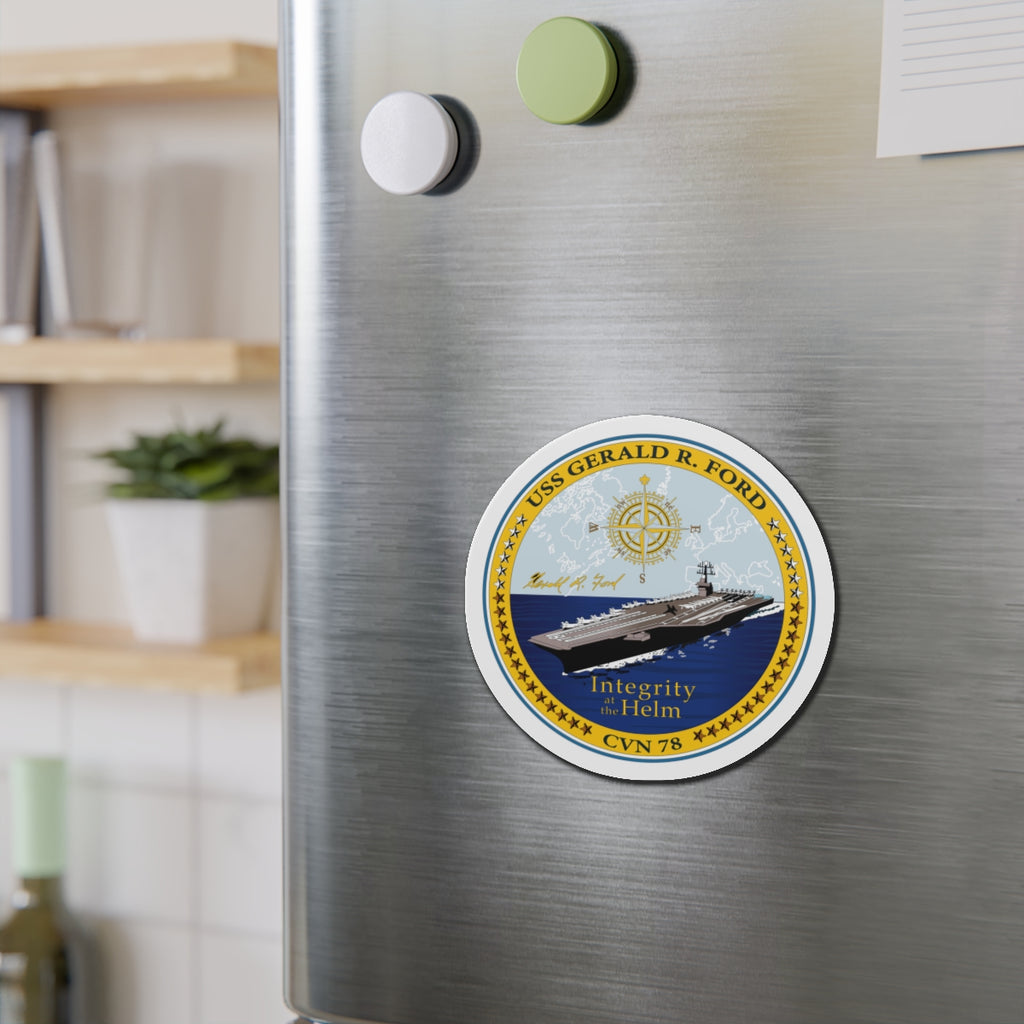Die-Cut Magnet - Navy - USS Gerald R. Ford (CVN-78) wo txt
