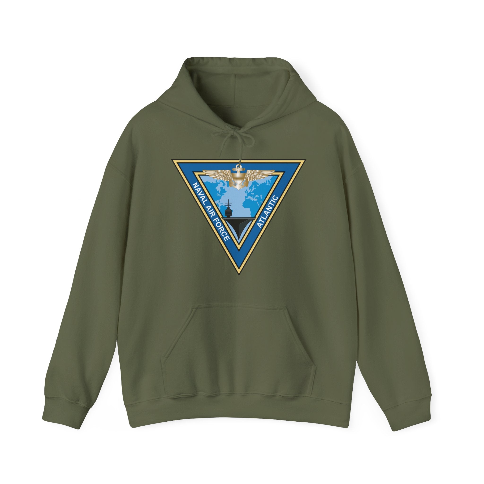 Unisex Heavy Blend™ Hoodies - Navy - Commander, Naval Air Force Atlantic - COMNAVAIRLANT wo Txt