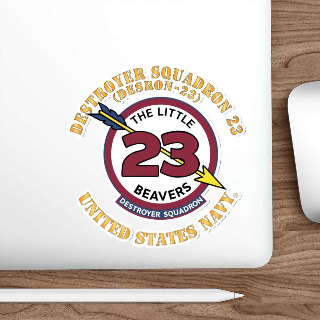 Die-Cut Vinyl Sticker - Navy - Destroyer Squadron 23 (DESRON-23)