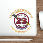Die-Cut Vinyl Sticker - Navy - Destroyer Squadron 23 (DESRON-23)