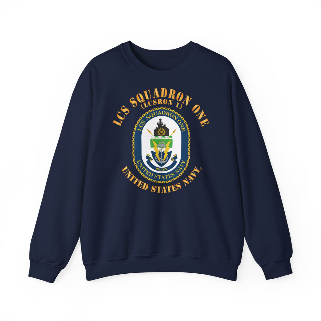 Unisex Heavy Blend™ Crewneck Sweatshirt - Navy - LCS Squadron One (LCSRON 1)