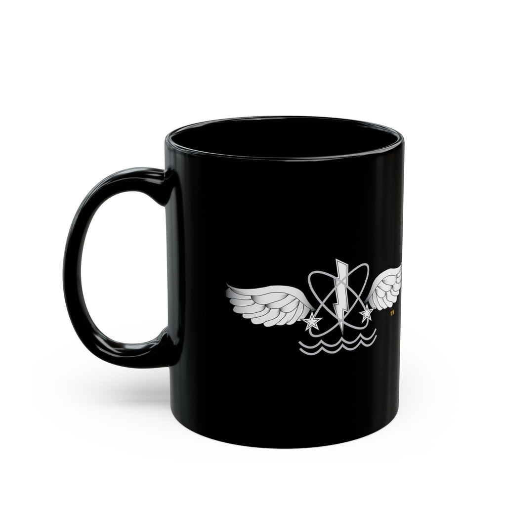 Black Mug (11oz, 15oz) - Navy - Rate - Aviation Warfare Systems Operator (AW) wo txt