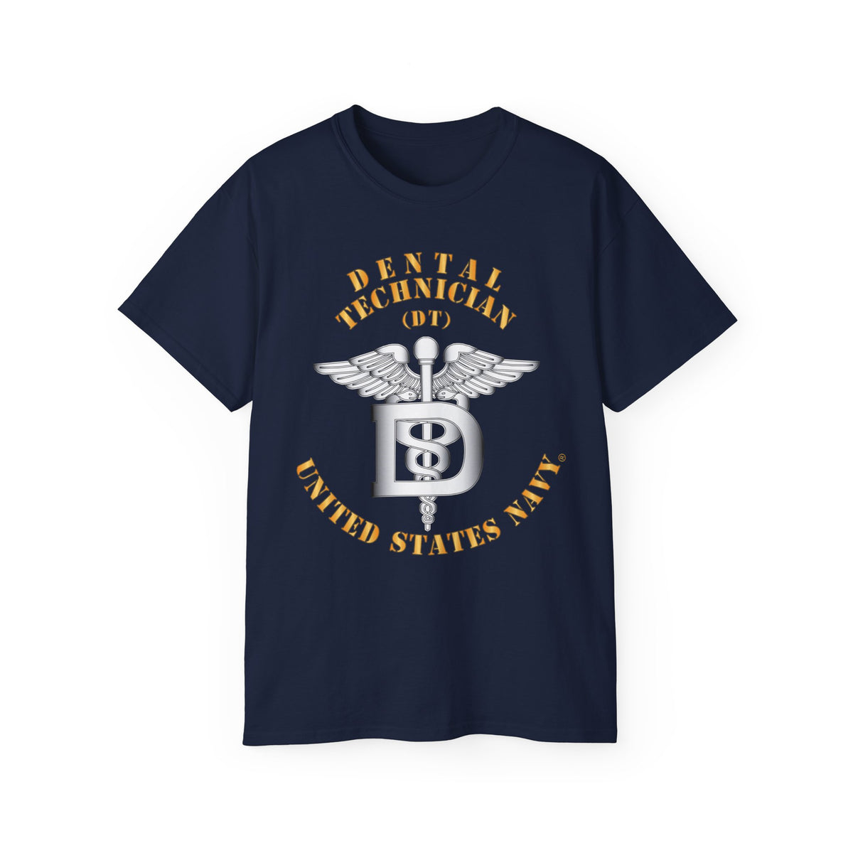 Unisex Ultra Cotton T-Shirt - Navy - Rate - Dental Technician (DT)