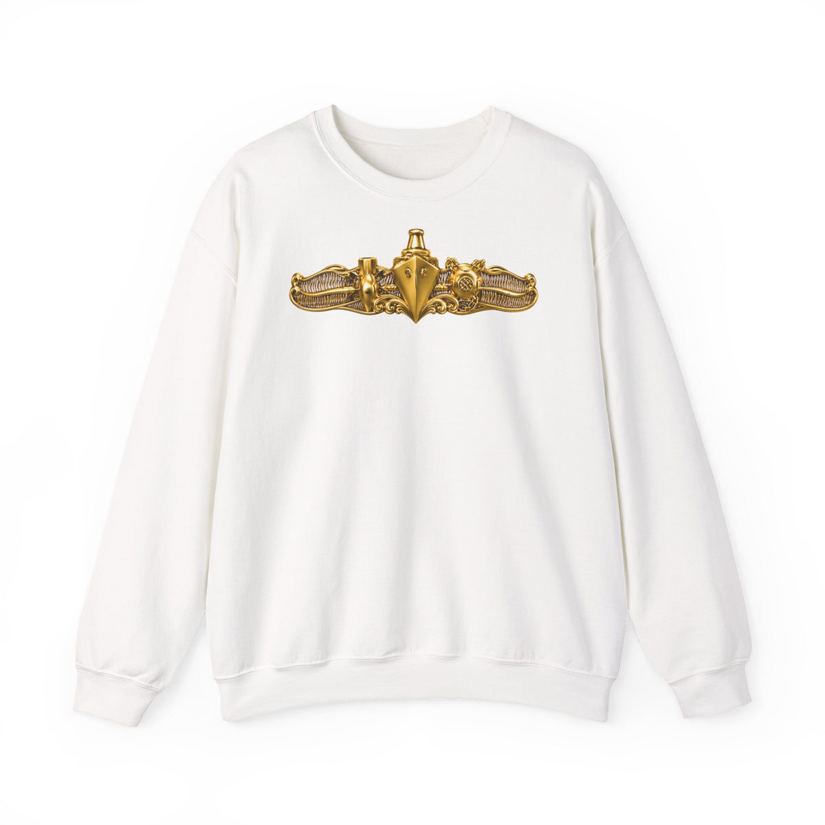 Unisex Heavy Blend™ Crewneck Sweatshirt - Navy - Badge - Special Operations Warfare (SO) wo txt - 3D - Enhanced