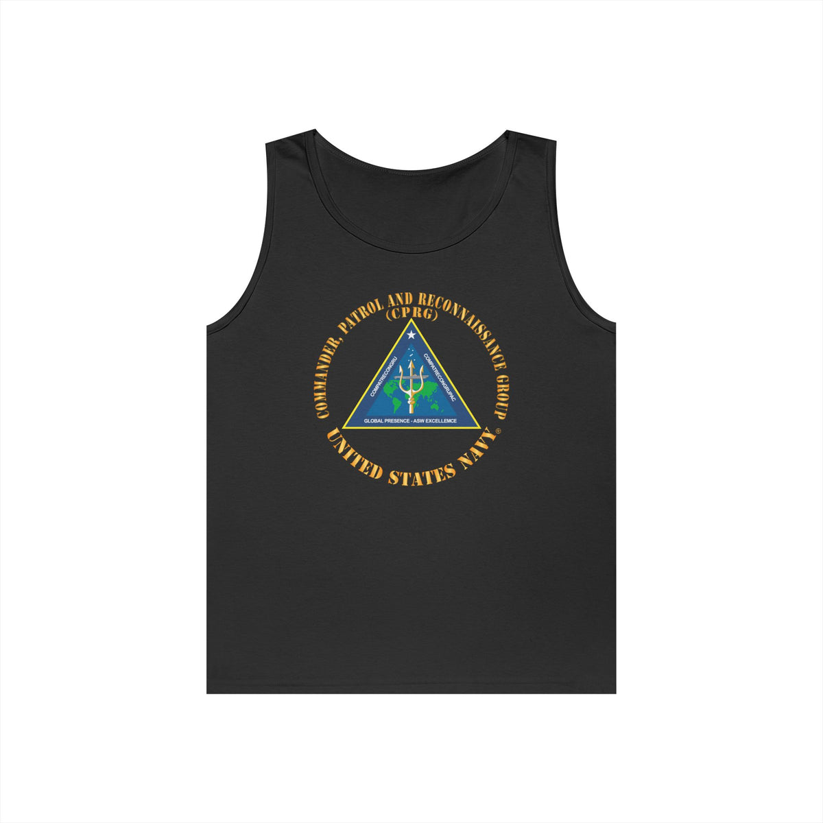 Unisex Heavy Cotton Tank Top - Navy - Commander, Patrol and Reconnaissance Group - CPRG X 300