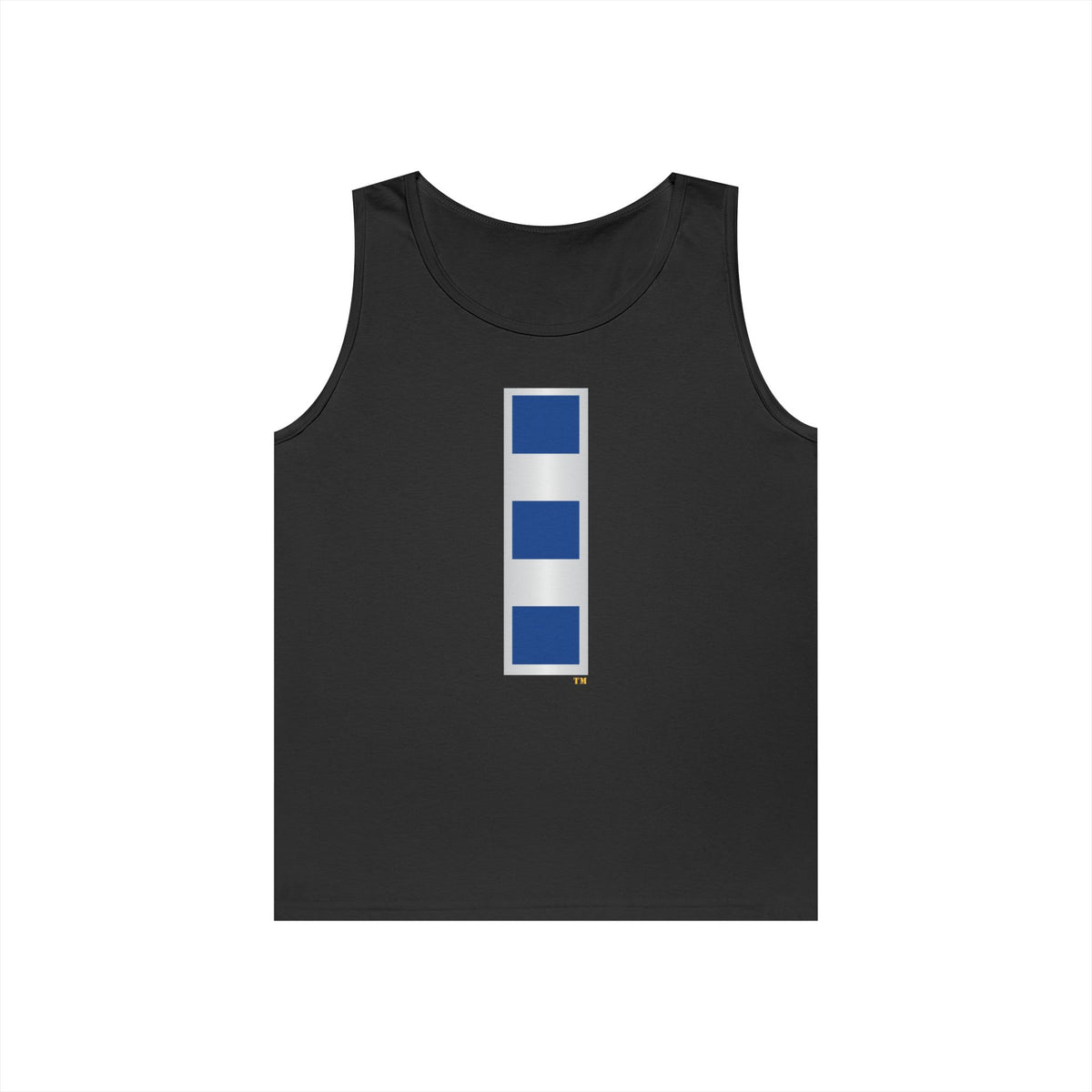 Unisex Heavy Cotton Tank Top - Navy - Chief Warrant Officer 4 - CW04 wo txt