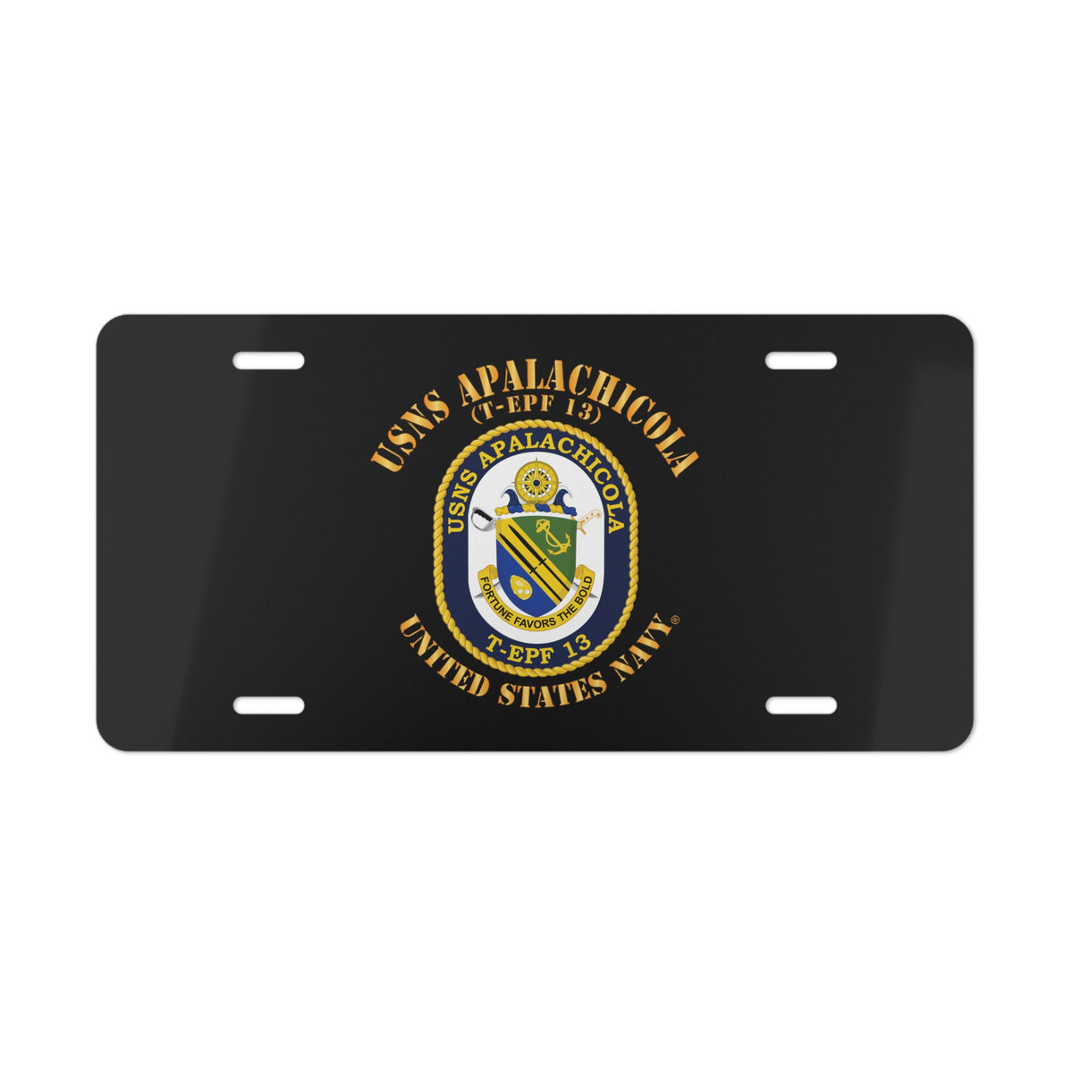 Vanity License Plate - Navy - USNS Apalachicola (T-EPF 13)