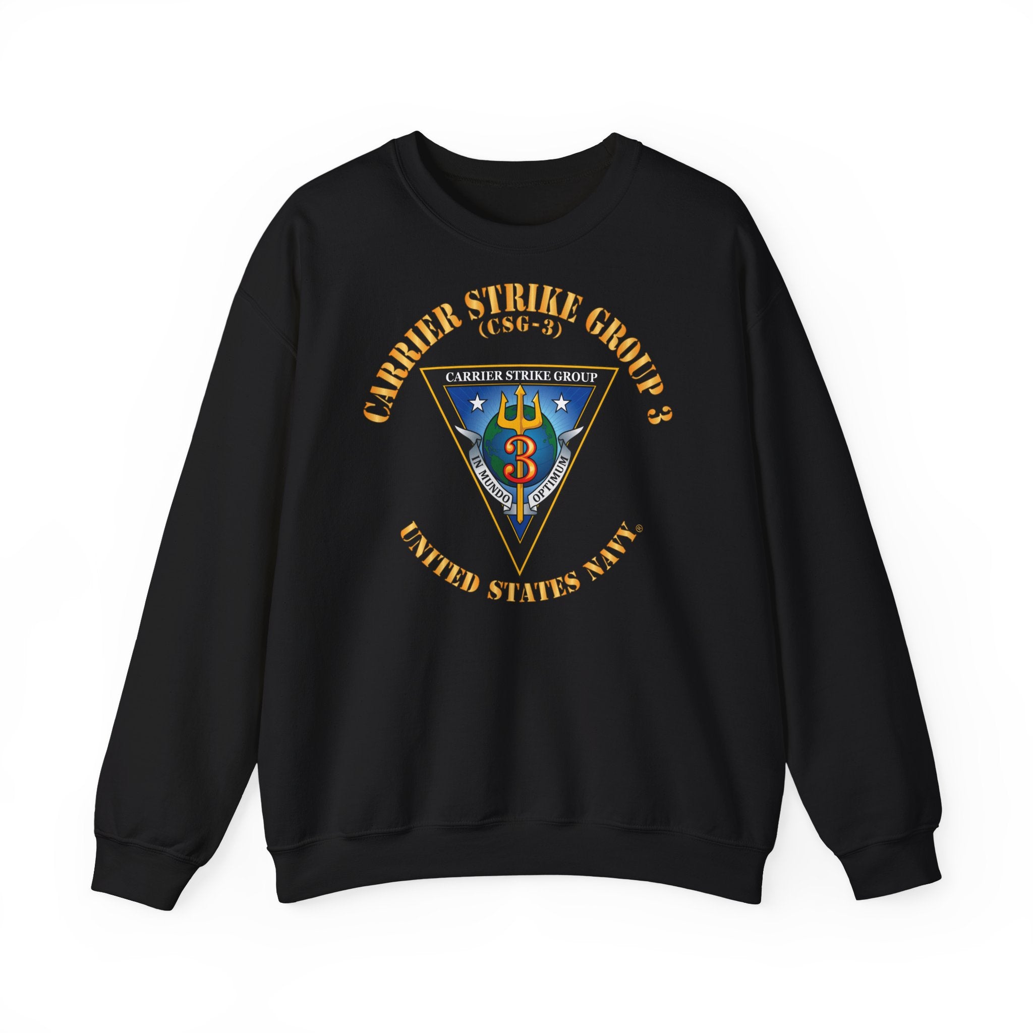 Unisex Heavy Blend™ Crewneck Sweatshirt - Navy - Carrier Strike Group 3 (CSG-3)