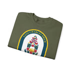 Unisex Heavy Blend™ Crewneck Sweatshirt - Navy - USNS Charles Drew (T-AKE 10) wo txt