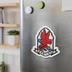 Die-Cut Magnet - Strike Fighter Squadron 22nd - SSI without Txt - Fighting Redcocks - 3D - Enhanced
