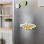 Die-Cut Magnet - Navy - Submarine Badge - Gold wo Txt