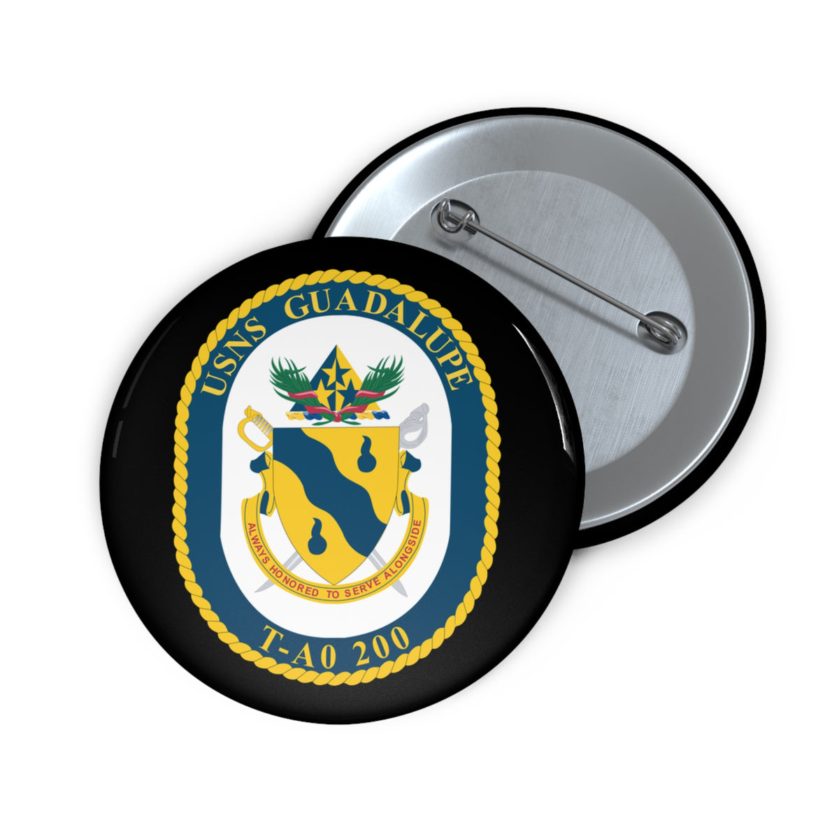 Pin Button - Navy - USNS Guadalupe (T-AO 200) wo txt X 300