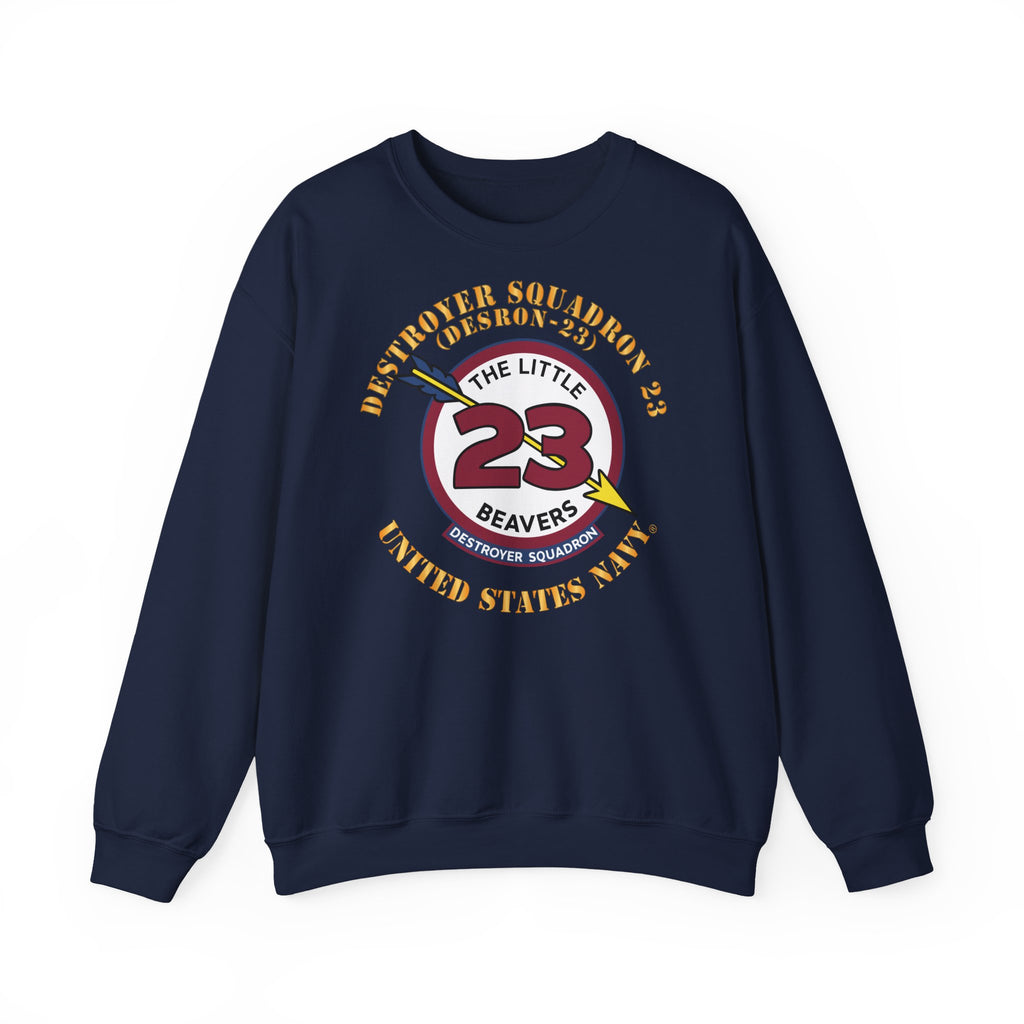 Unisex Heavy Blend™ Crewneck Sweatshirt - Navy - Destroyer Squadron 23 (DESRON-23)