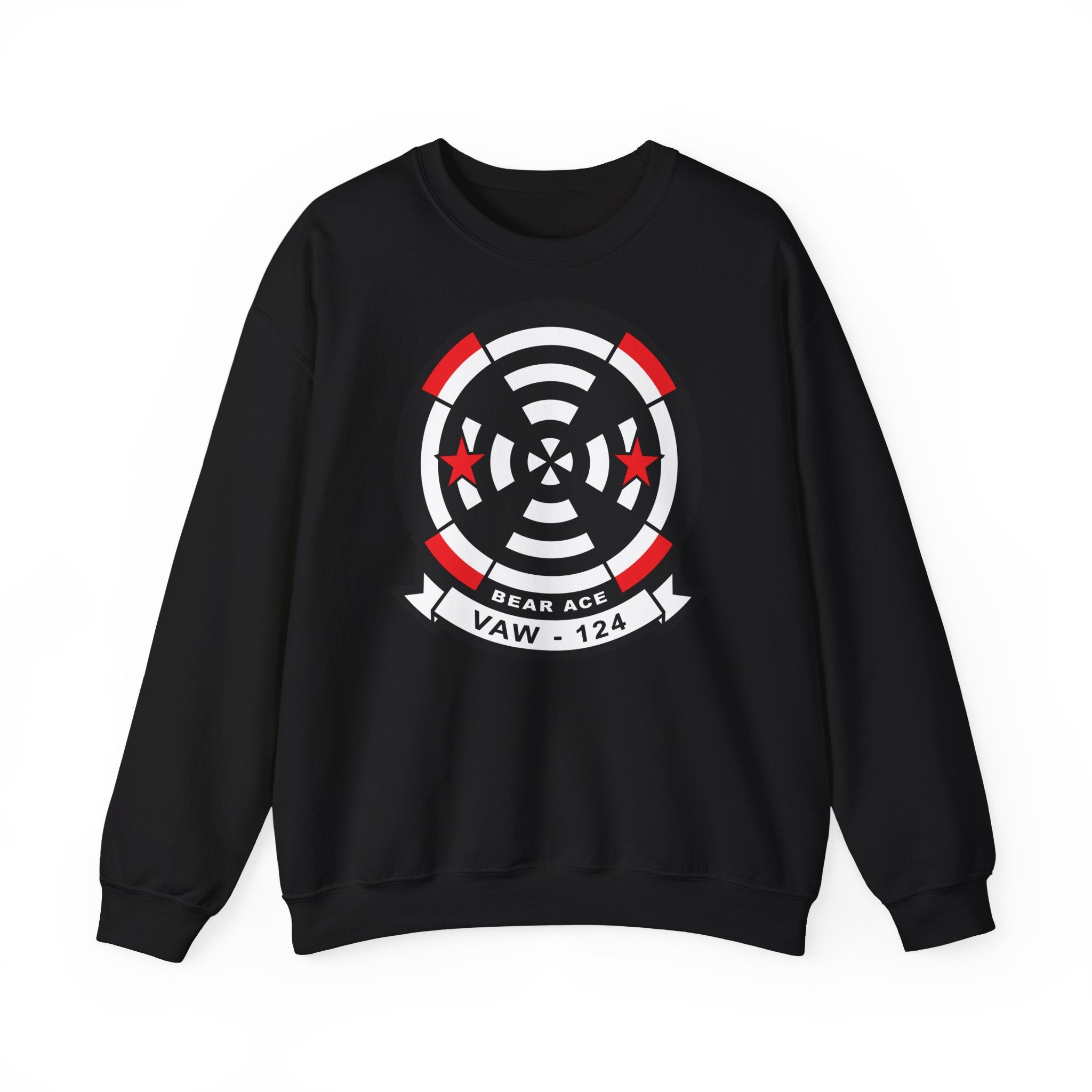 Unisex Heavy Blend™ Crewneck Sweatshirt - Navy - Airborne Command & Control Squadron 124 (VAW-124) wo txt