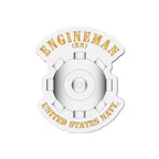 Die-Cut Magnet - Navy - Rate - Engineman (EN)