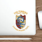 Die-Cut Vinyl Sticker - Navy - USS Florida (SSGN-728)